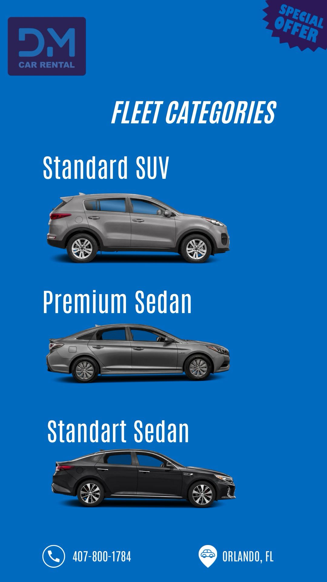 fleet categories dm car rental services in florida fleet categories dm car rental services in florida